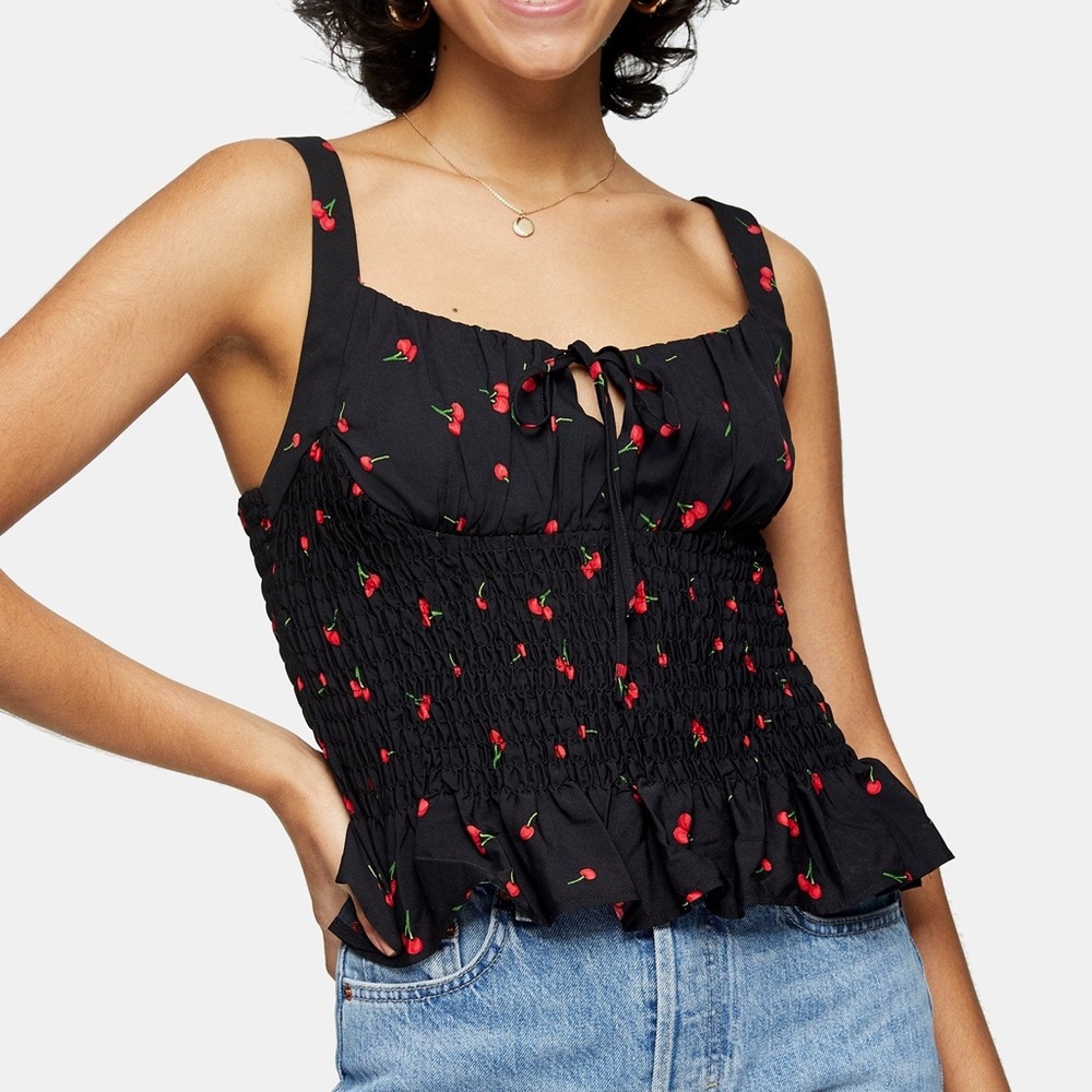 Topshop Peplum Tank